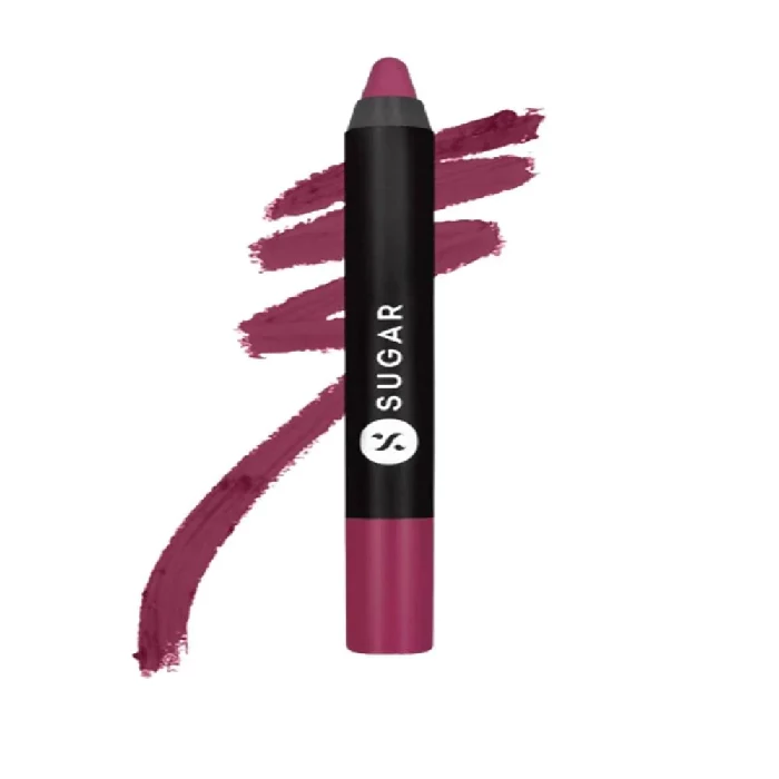 Sugar Matte As Hell Crayon Lipstick - Miss Rosa (Dusky Rose), 2.8 g-1.webp